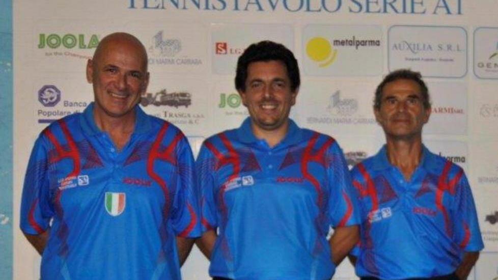 Tennistavolo serie C2, l’Apuania tallona la capolista Cascina