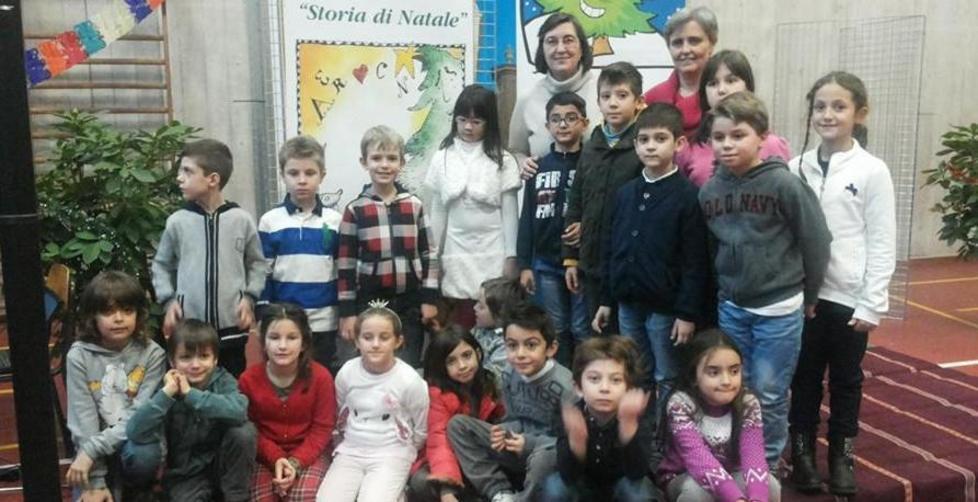 Una classe di piccoli scrittori 