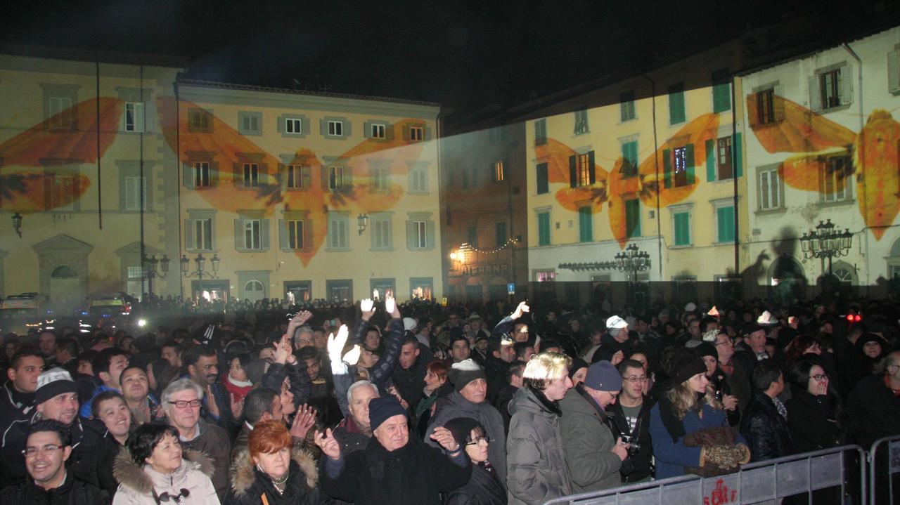 Festeggiamenti dell'ultimo dell'anno 2013 in piazza del Duomo