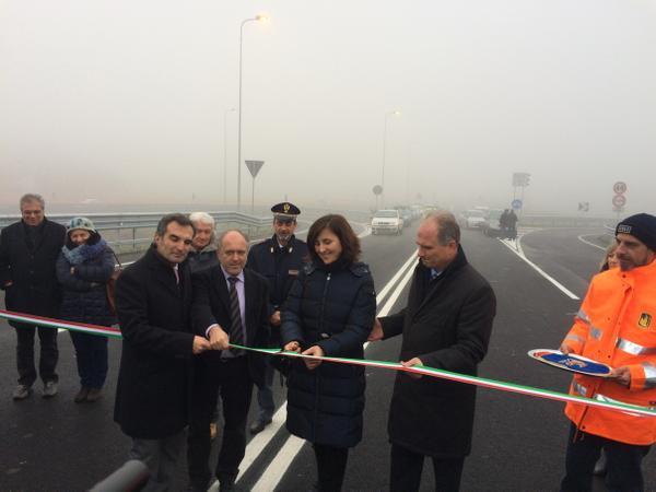 L'inaugurazione della Tangenziale