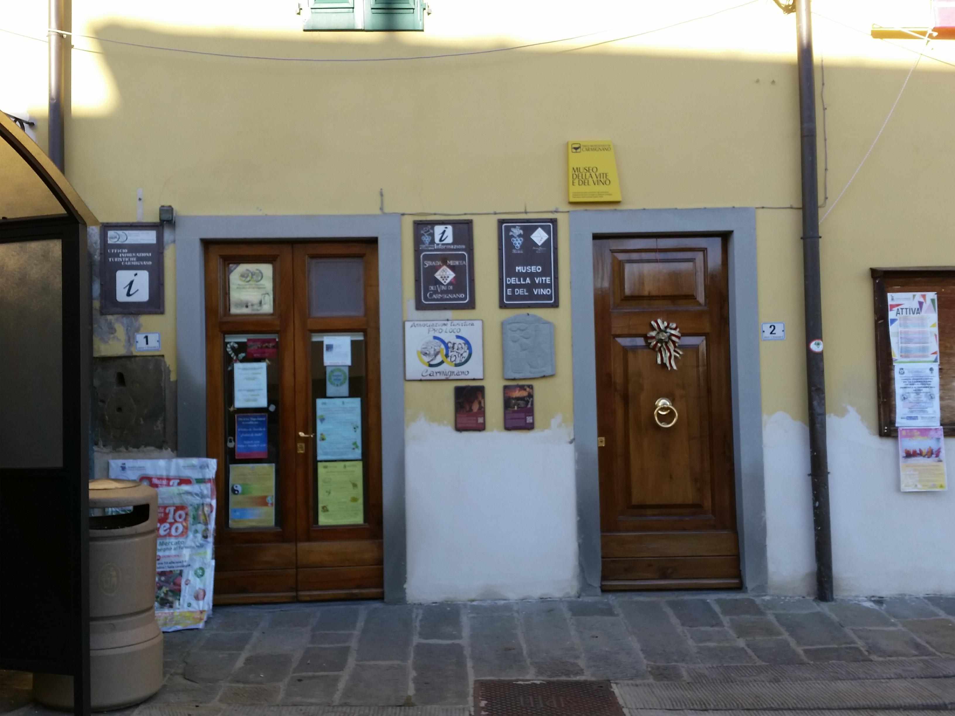 La sede della Pro Loco di Carmignano