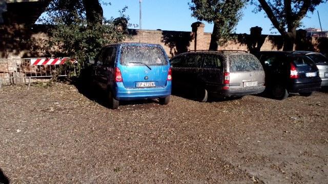 Auto ricoperte di guano alla stazione di Grosseto