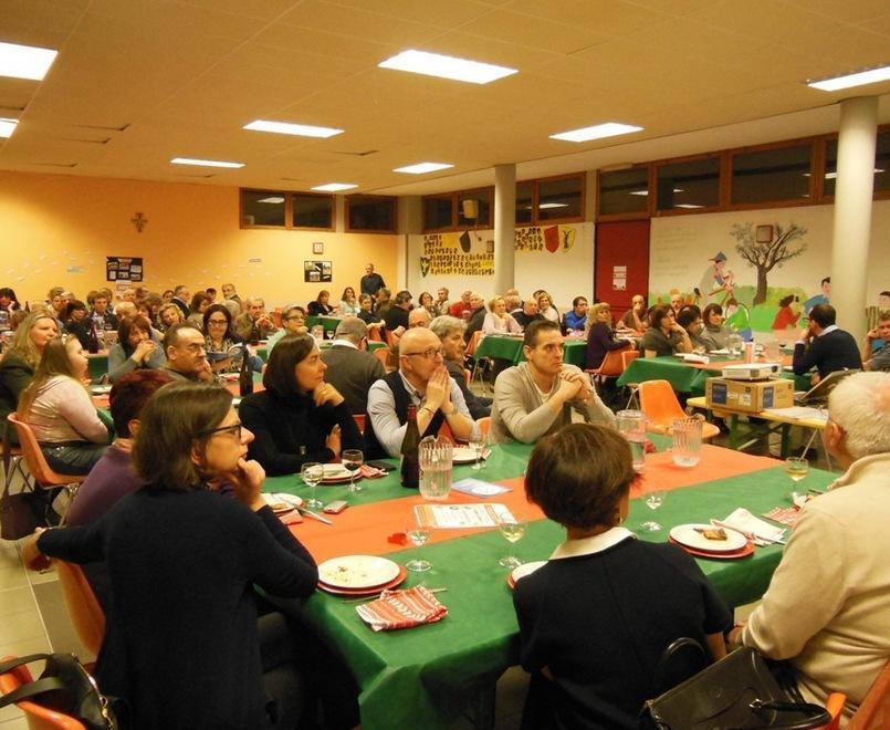 A cena per contribuire alla nascita del Mire 