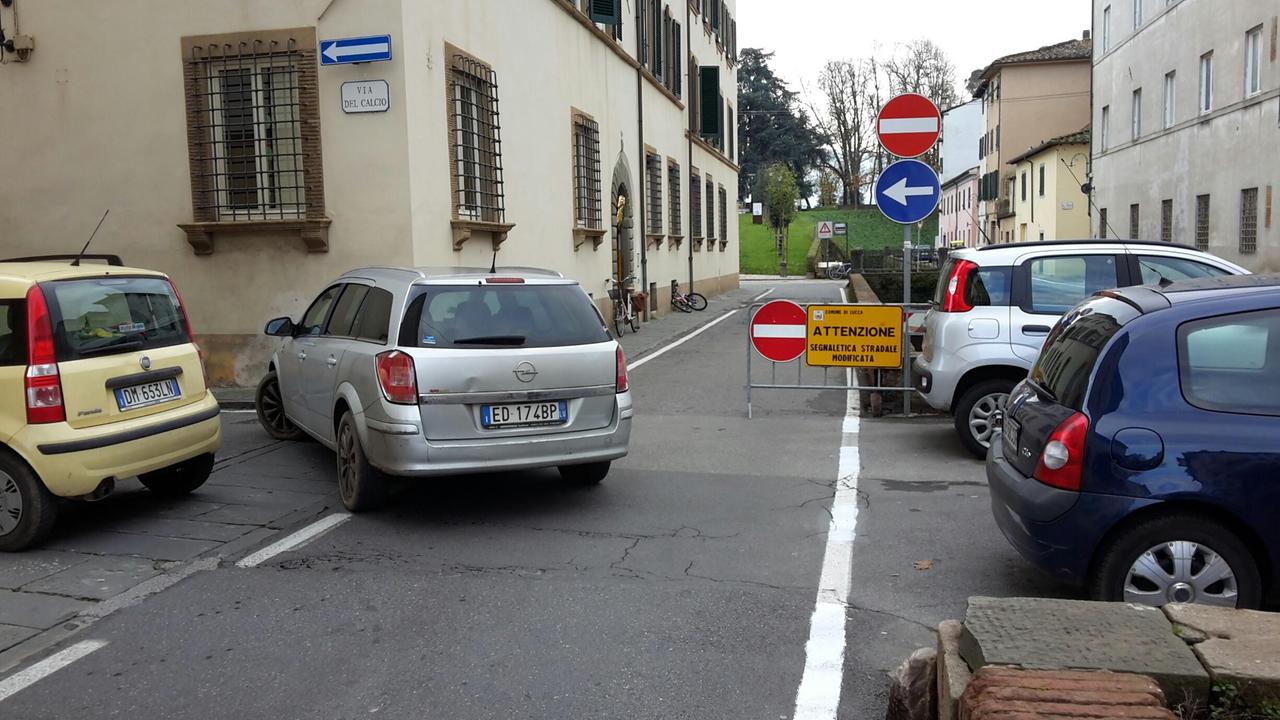 La nuova viabilità in via del Fosso