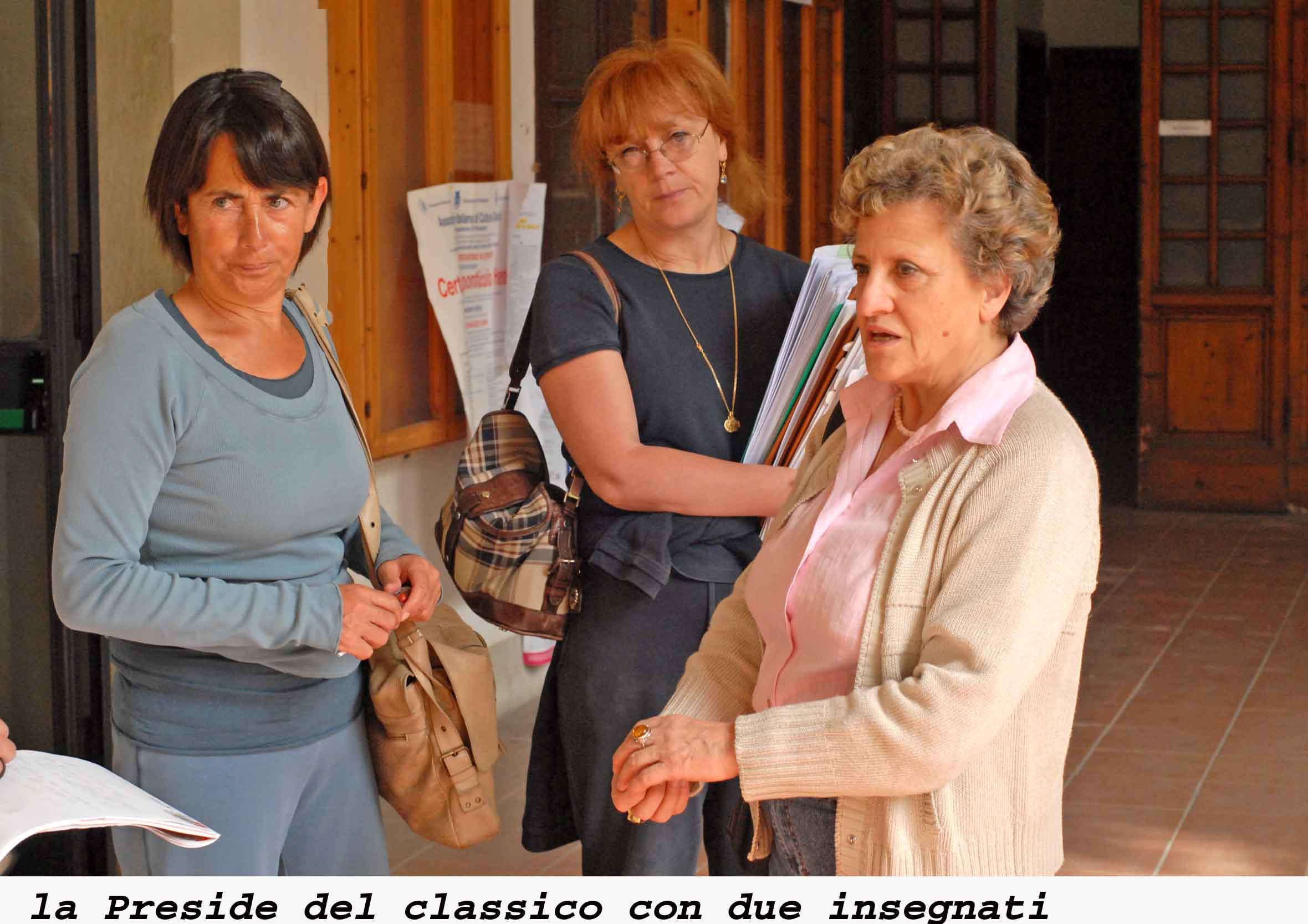 A destra la preside Rita Flamma, scomparsa lo scorso 30 dicembre