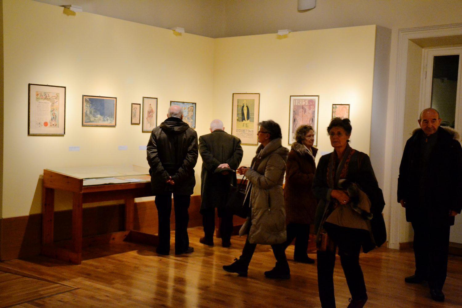 Una sala del museo Fattori