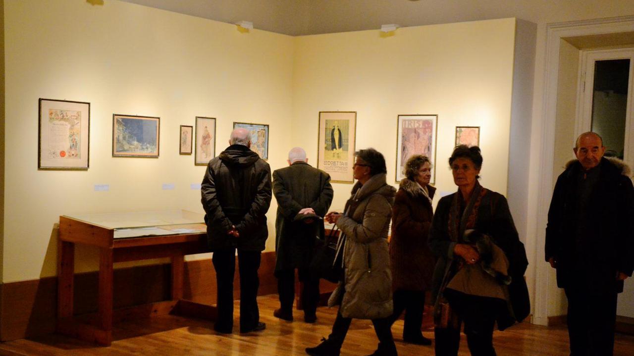 Una sala del museo Fattori