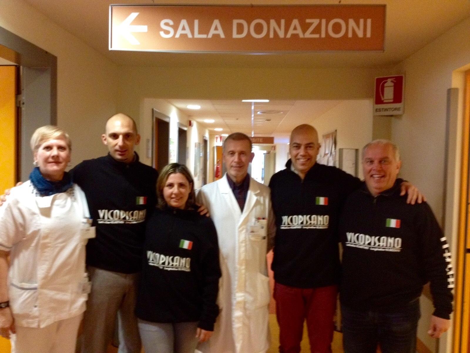Il sindaco e la giunta di Vicopisano donano il sangue