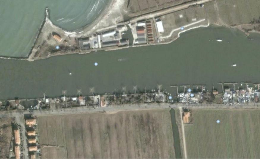 Un'immagine della golena d'Arno dall'alto