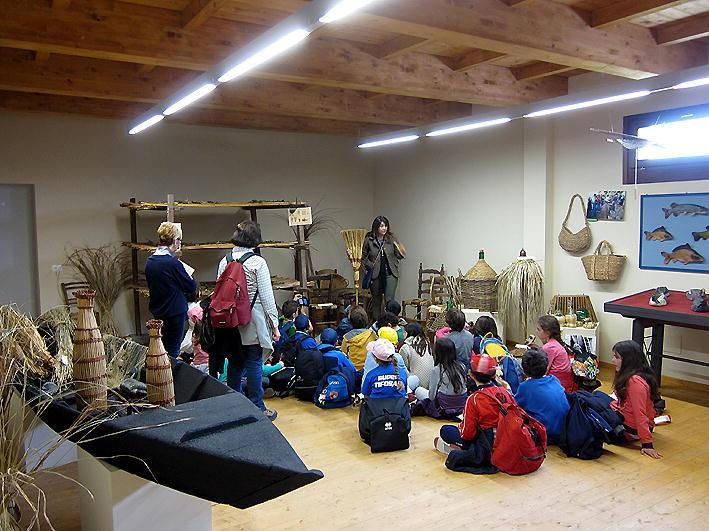 Una sala del Centro di ricerca del Padule di Fucecchio a Castelmartini