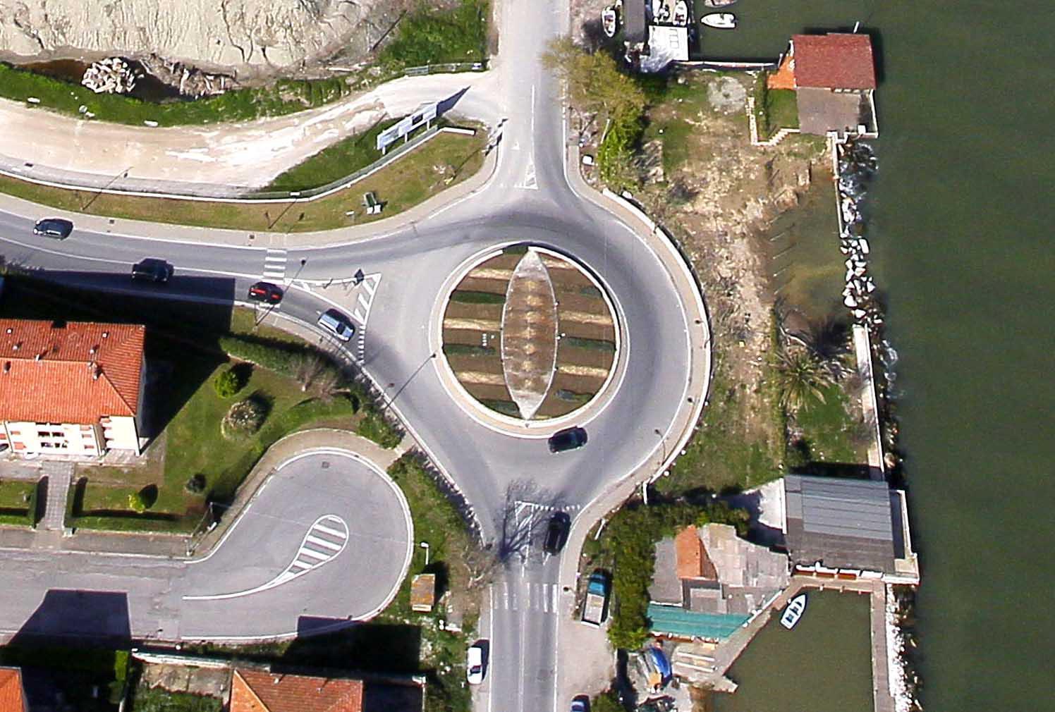 L'area del porto di Marina vista dall'alto