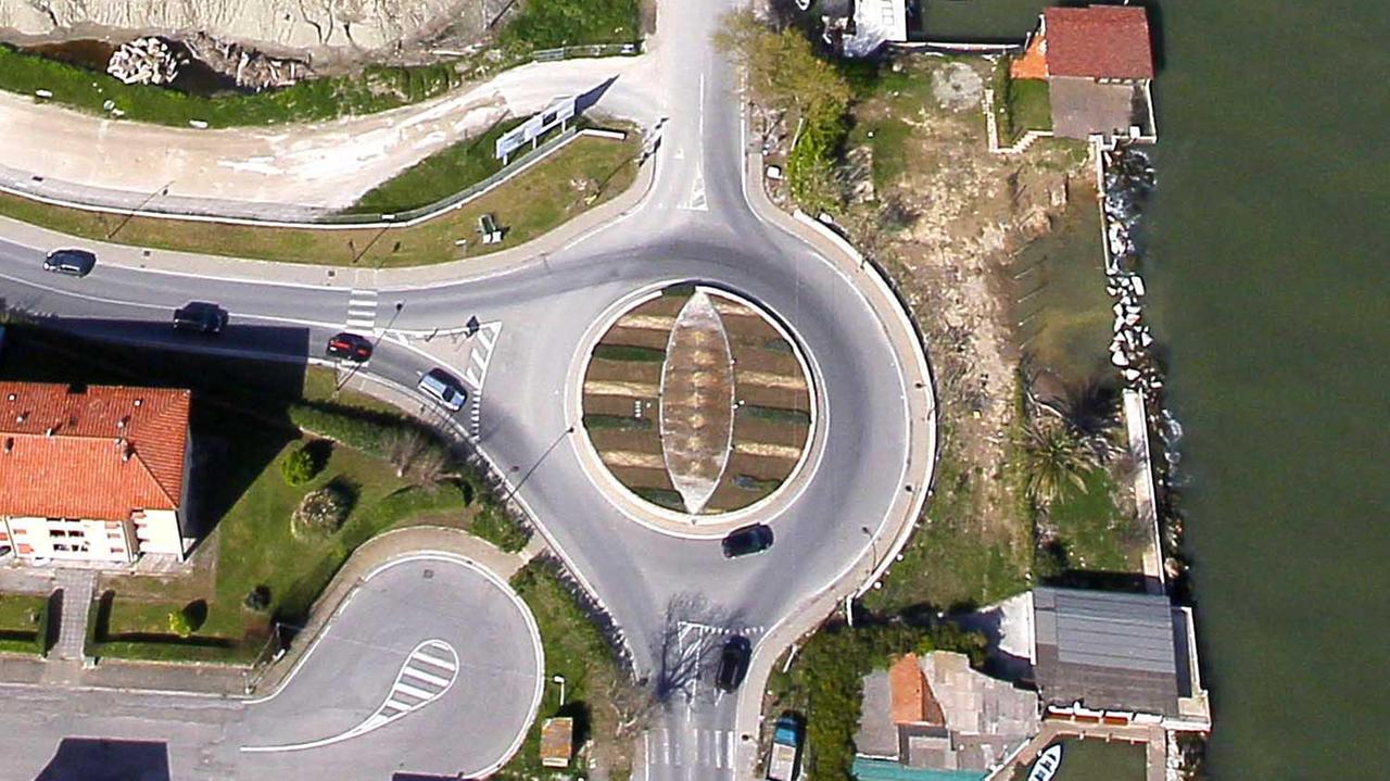 L'area del porto di Marina vista dall'alto