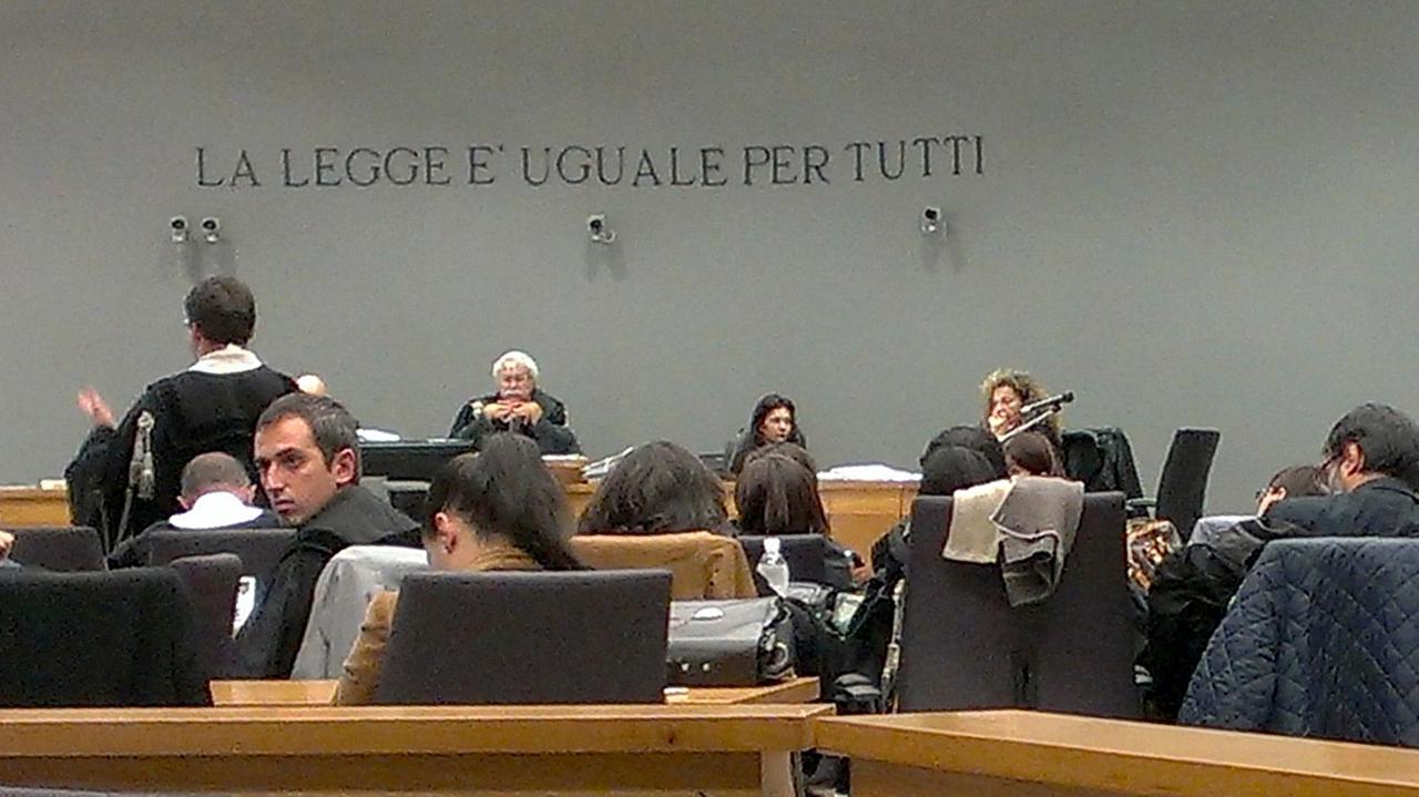 Un'aula del tribunale di Firenze