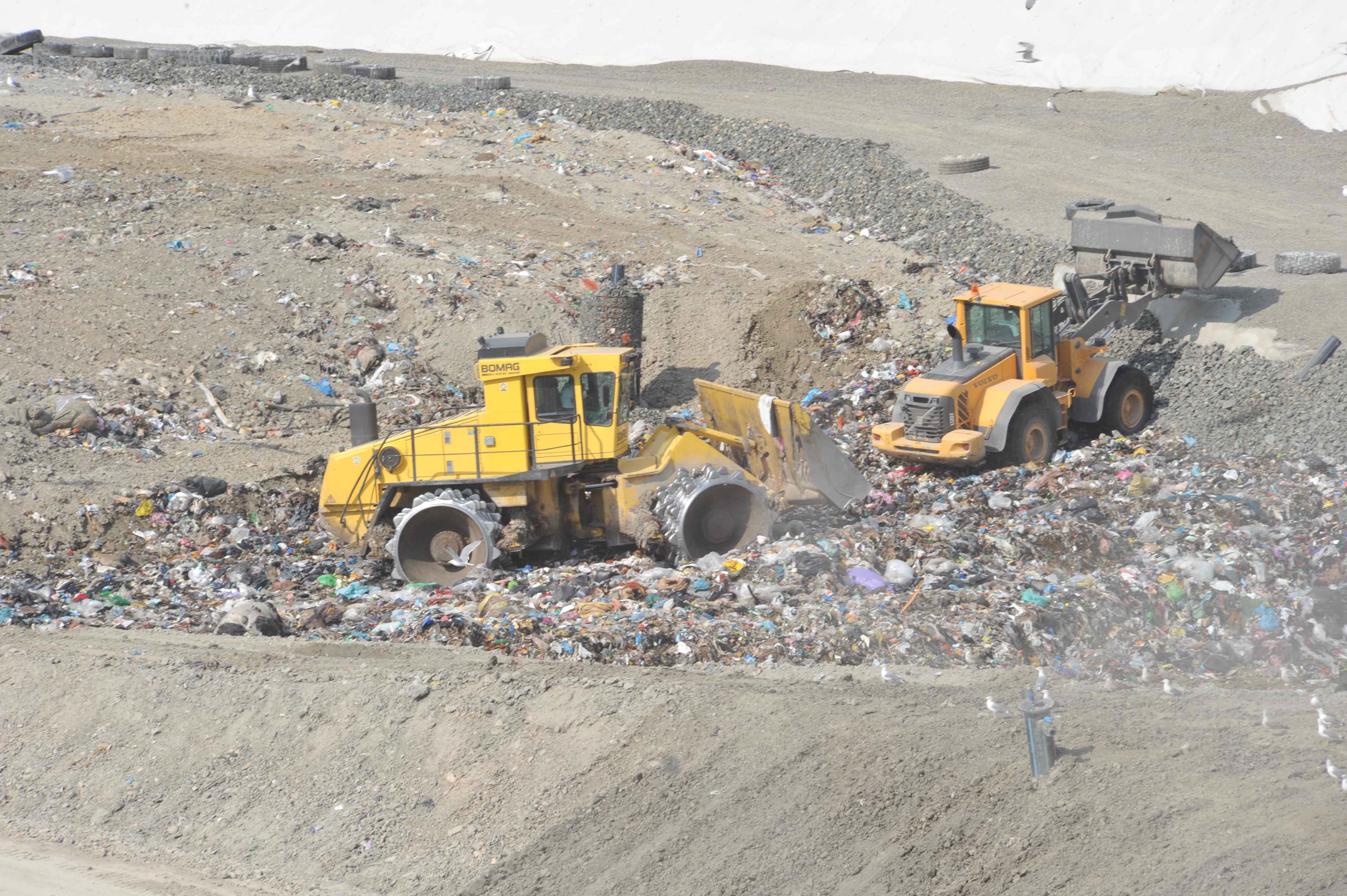 La discarica di Peccioli (foto Franco Silvi)