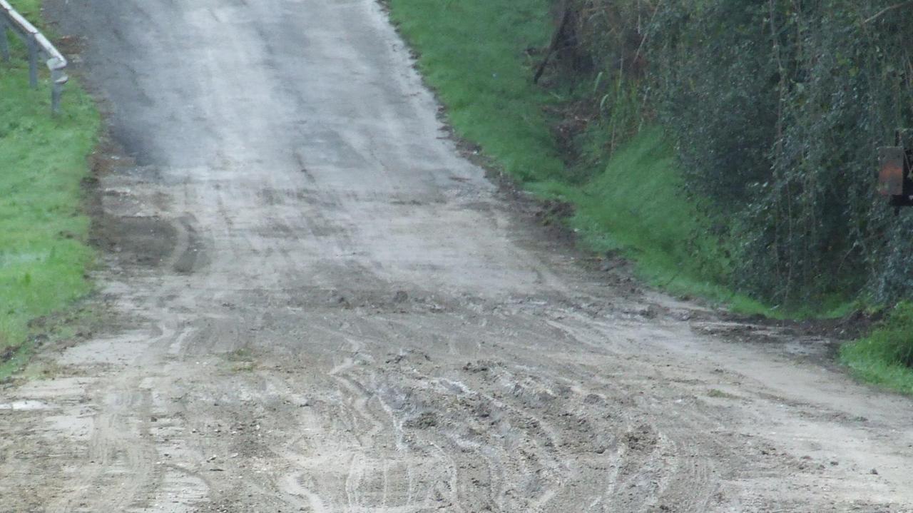 Un tratto di via pié di Grotti