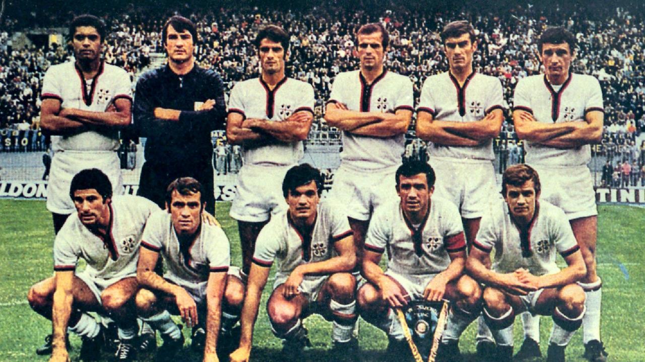 La storica formazione rossoblù che conquistò lo scudetto 1969/1970