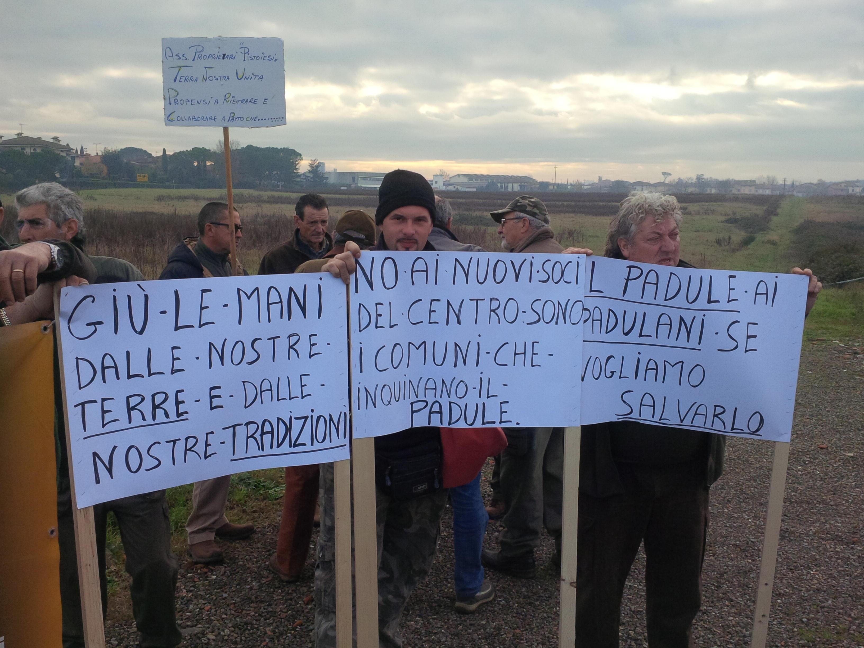 La manifestazione per il Centro