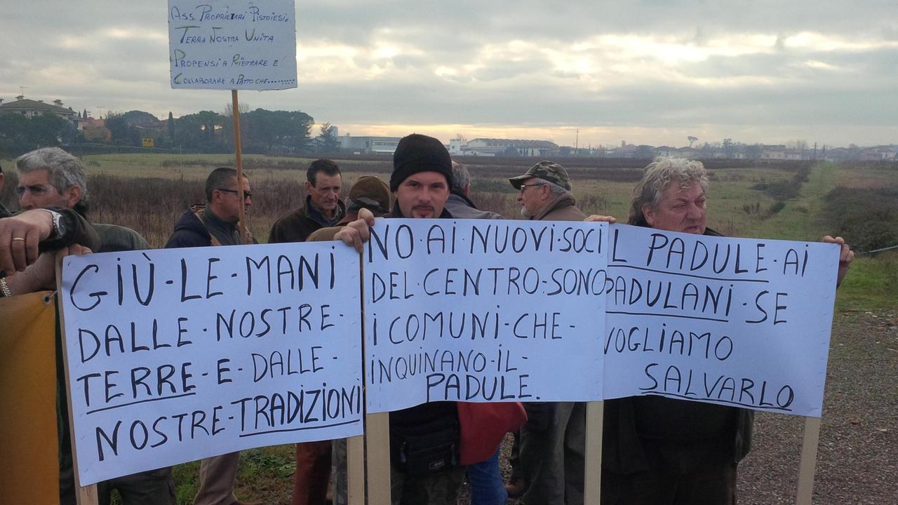 La manifestazione per il Centro