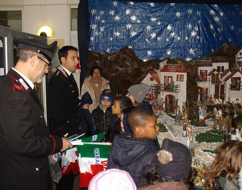 Tanti bimbi per il presepe dell’Arma
