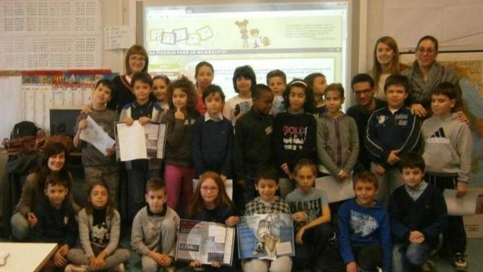 Gli scienziati in classe per studiare il tempo