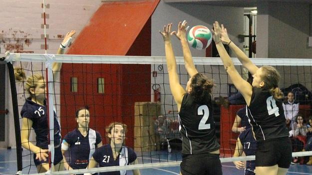 Una fase del match tra Ariete e Fucecchio