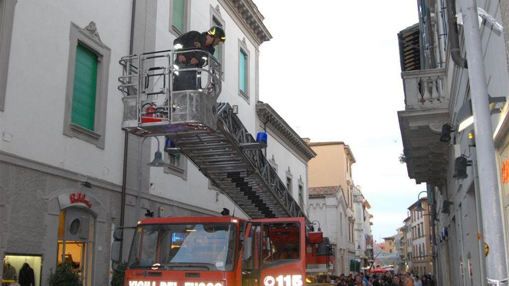 Un intervento dei vigili del fuoco (foto d'archivio)