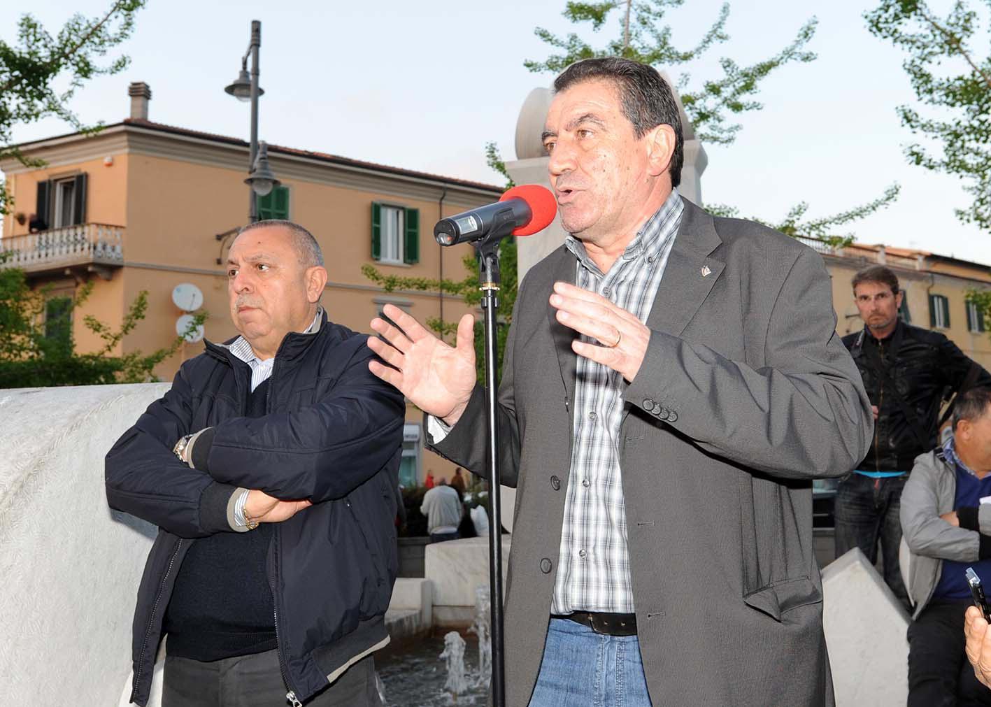 Luciano Gabrielli, segretario provinciale della Fiom (foto Pabar)