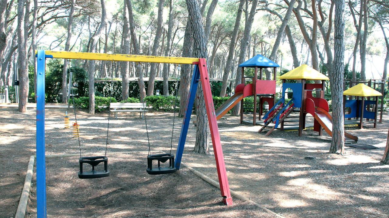 Un parco giochi nella zona di Castiglioncello