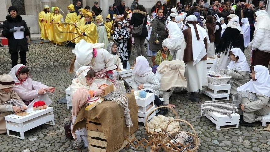 Presepe vivente in Piazza Grande