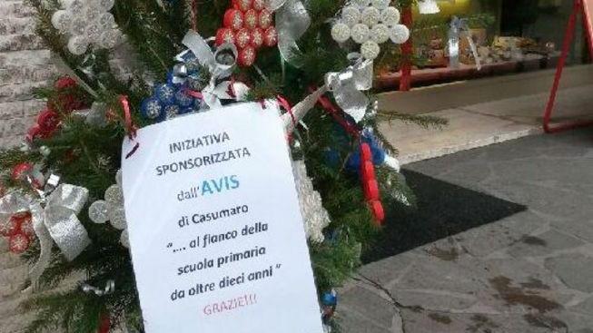 Casumaro, Avis in prima fila tra doni, alberi e addobbi