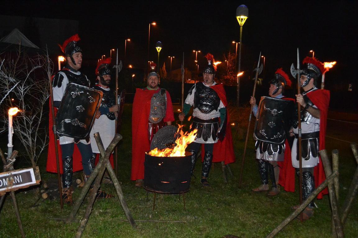 Un'immagine del presepe vivente all'Orto di San Matteo