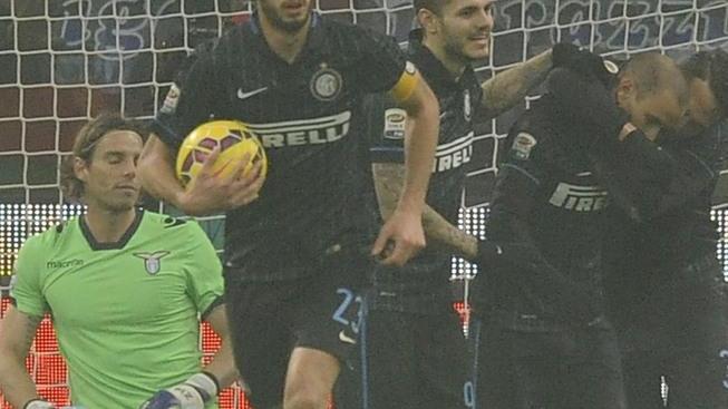 L’Inter frana, poi rimonta 2 gol alla Lazio 