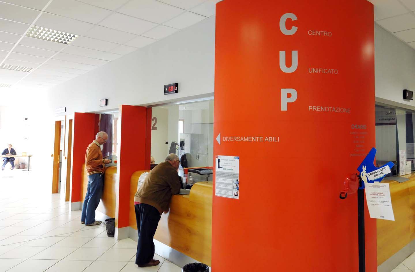 Il centro di prenotazioni visite mediche all'ospedale di Villamarina