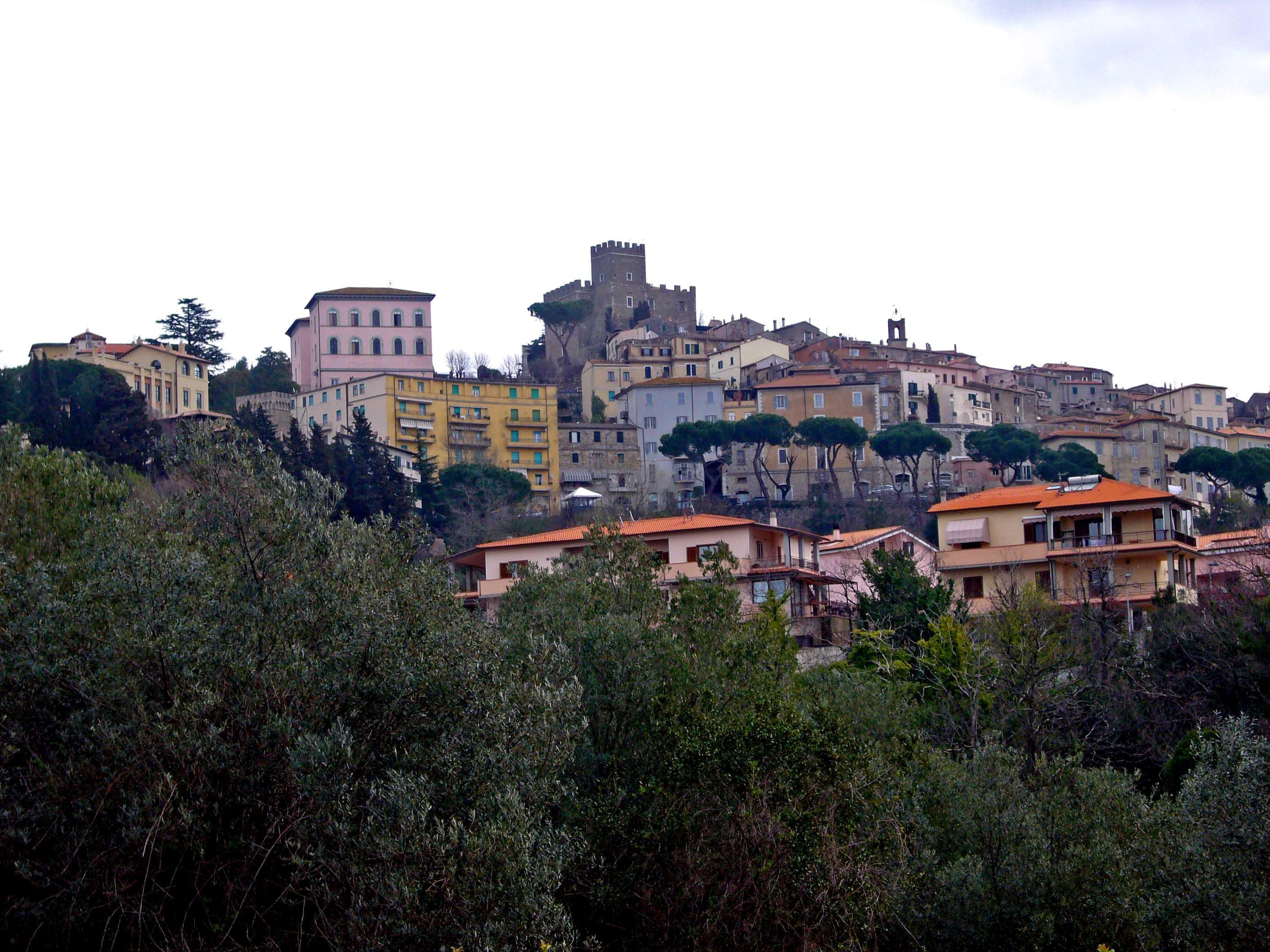 Una veduta di Manciano