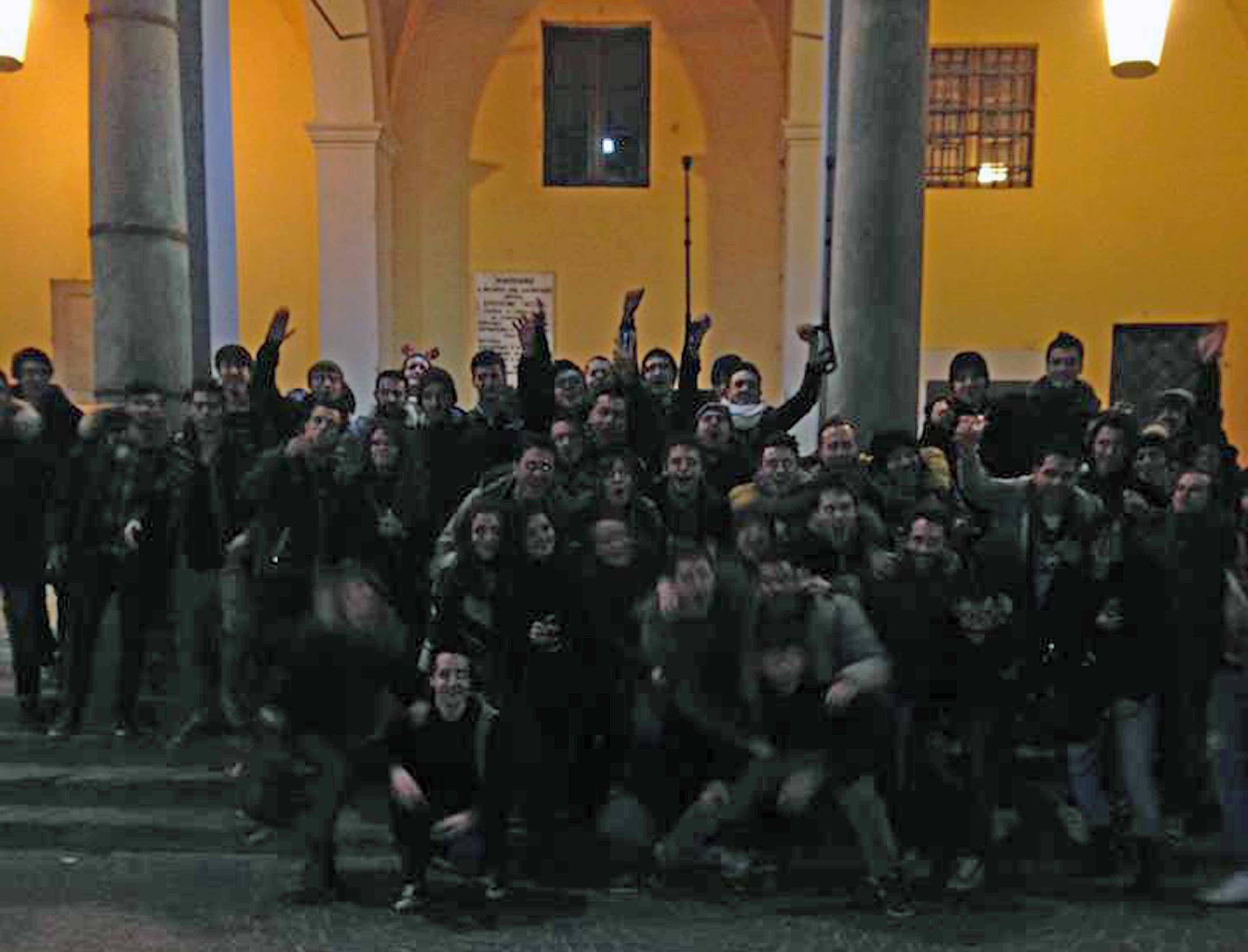 I ragazzi che hanno partecipato al tour dei 7 pub l'anno scorso