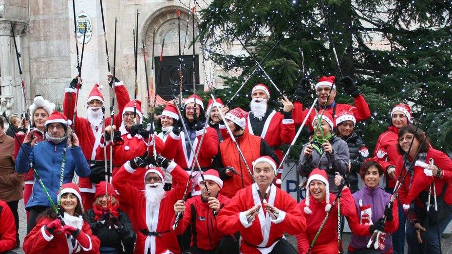 I Babbi Natale del Nordic Walking