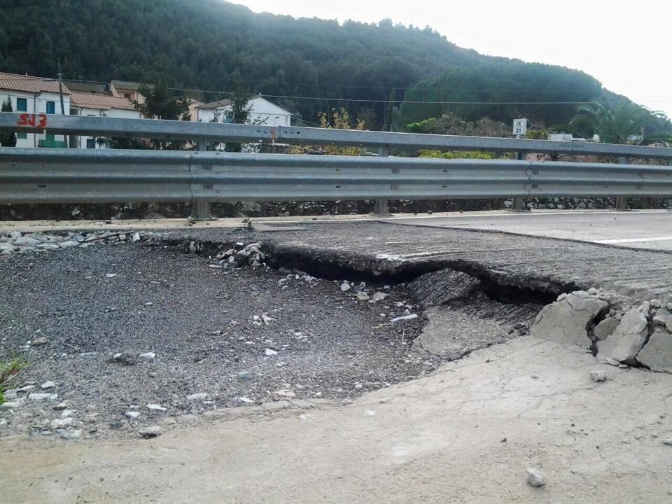 Il tratto di strada provinciale ceduta al Piano