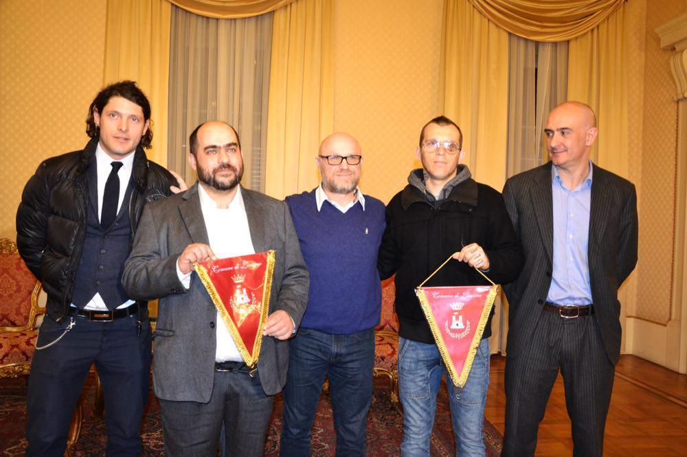 Da sinistra, Aldo Montano, Michele Borghetti, Filippo Nogarin, Lenny Bottai  e Serafino Fasulo