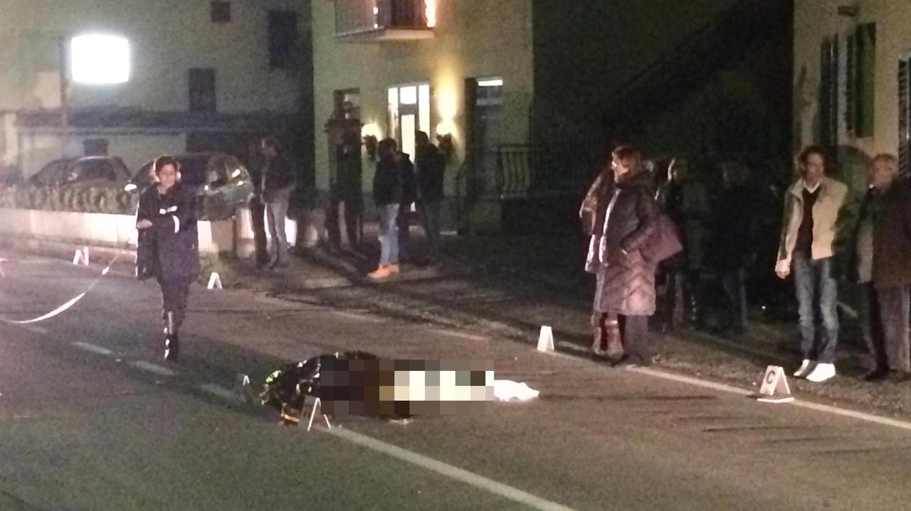 Una scena dell'incidente (Foto Paolo Nucci)