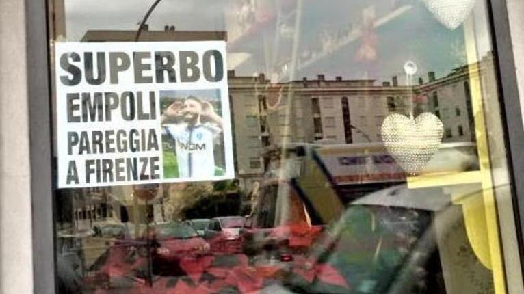 L’eco del derby finisce... in vetrina