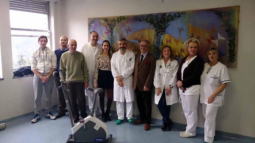 Nel reparto di Oncologia arriva la palestra