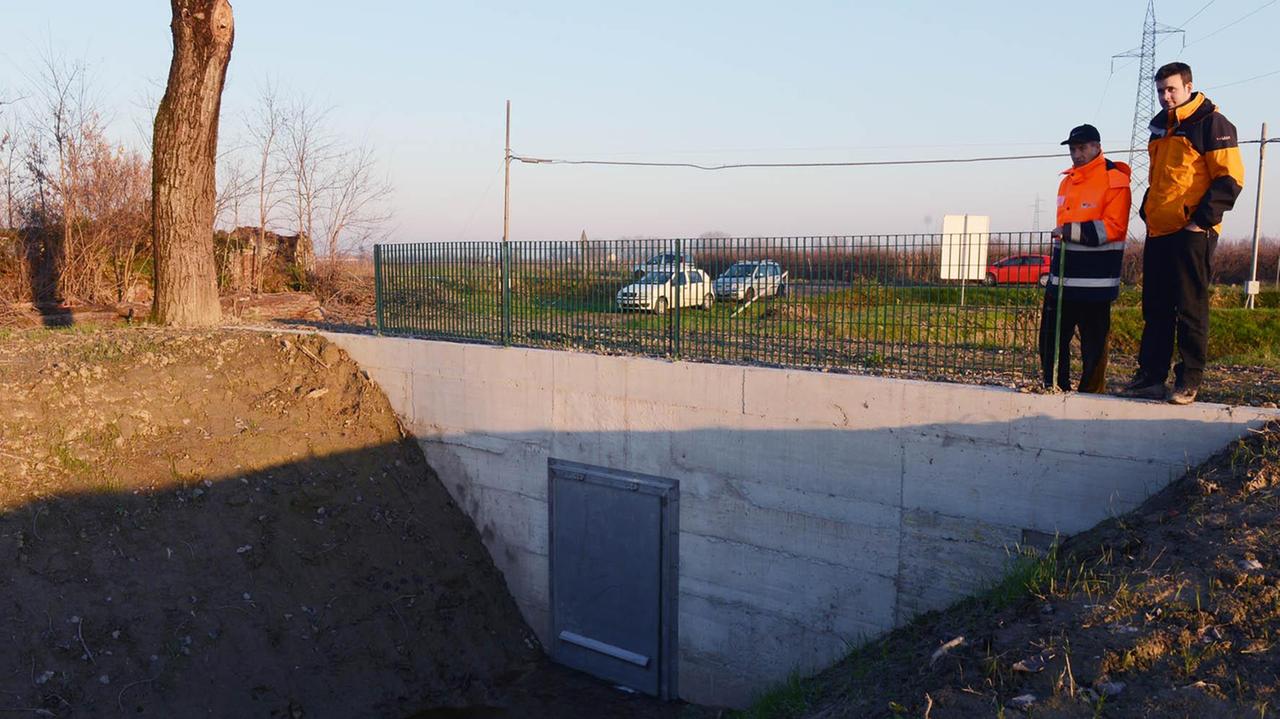 Argine per rafforzare la tenuta del Naviglio
