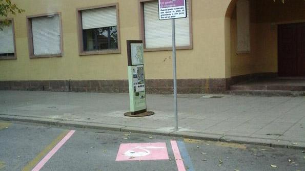 Un parcheggio "rosa"