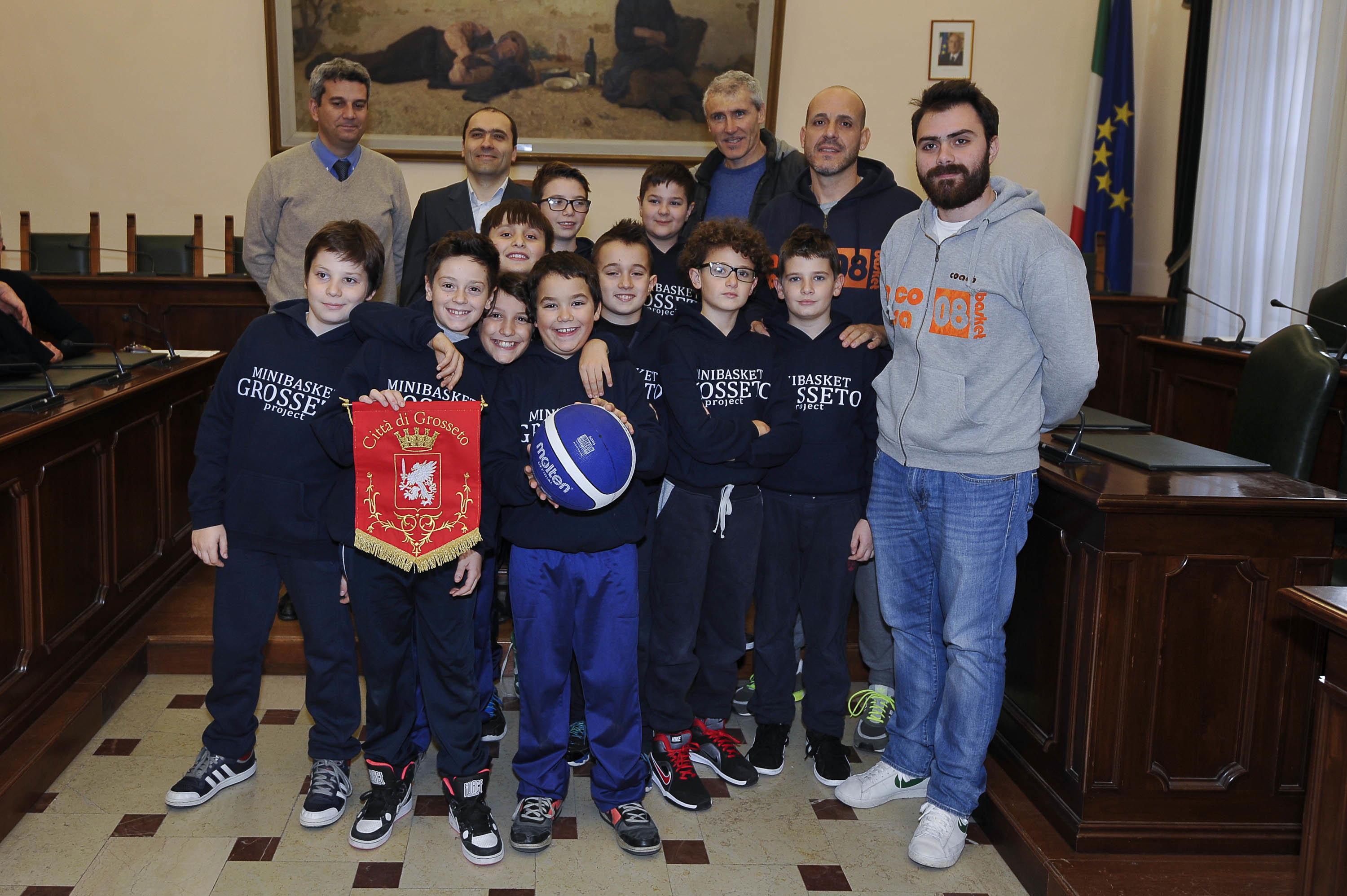Il gruppo della Biancorossa che disputerà il torneo in Sardegna (foto Bf)