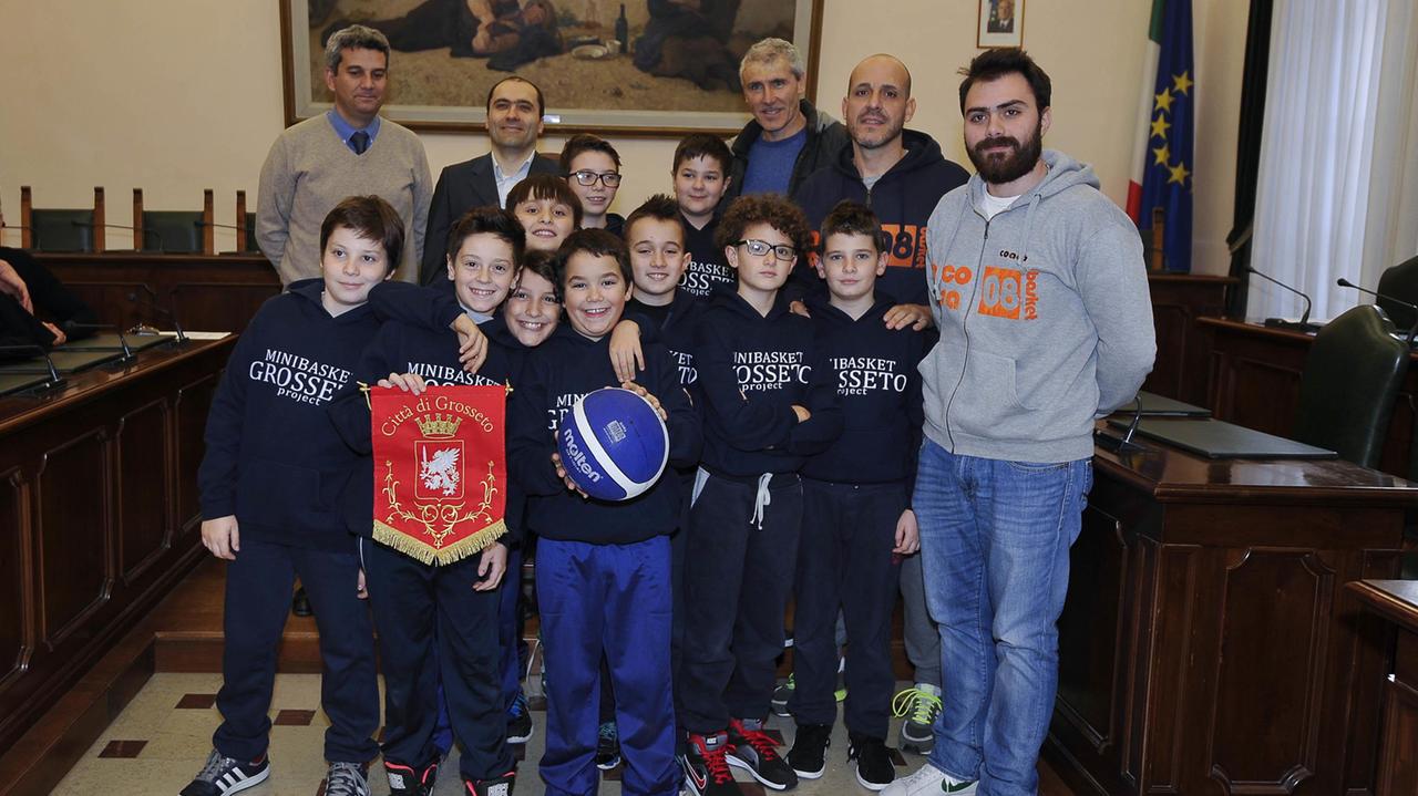 Il gruppo della Biancorossa che disputerà il torneo in Sardegna (foto Bf)