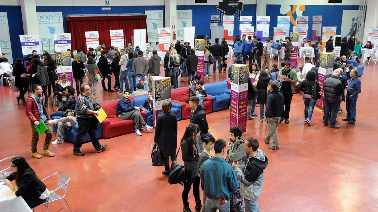 La precedente edizione della mostra mercato del lavoro