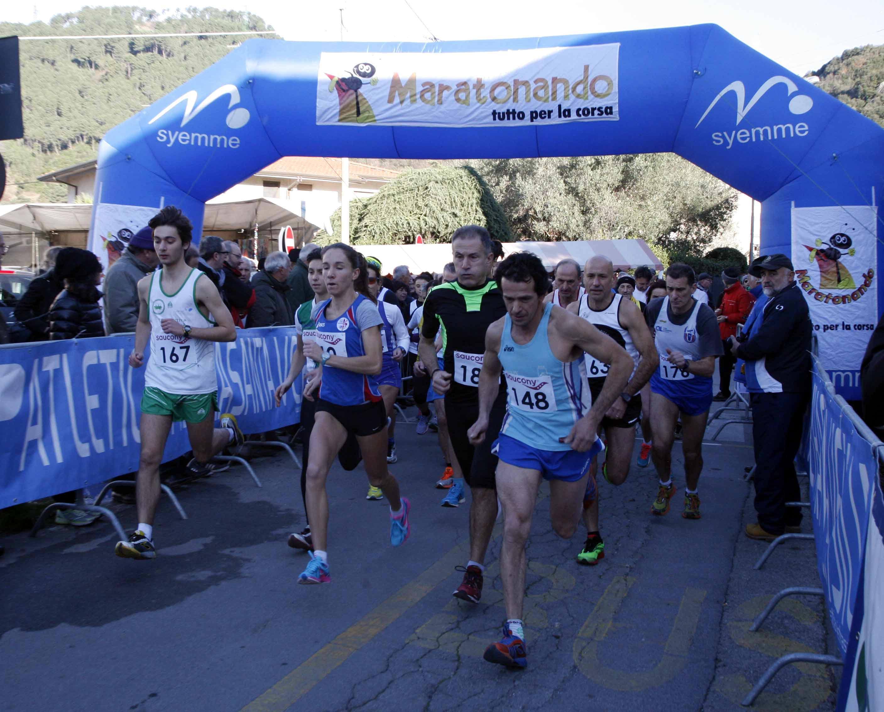 La partenza della gara (foto Ciurca/Paglianti)