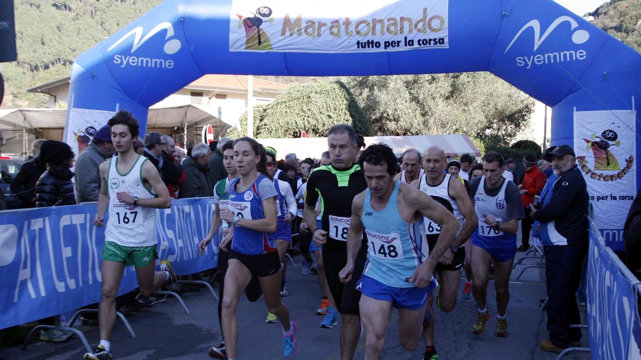 La partenza della gara (foto Ciurca/Paglianti)