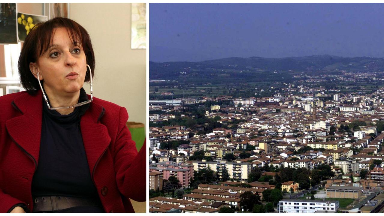 Il direttore di Publicasa Lorena Leoncini e una veduta di Empoli