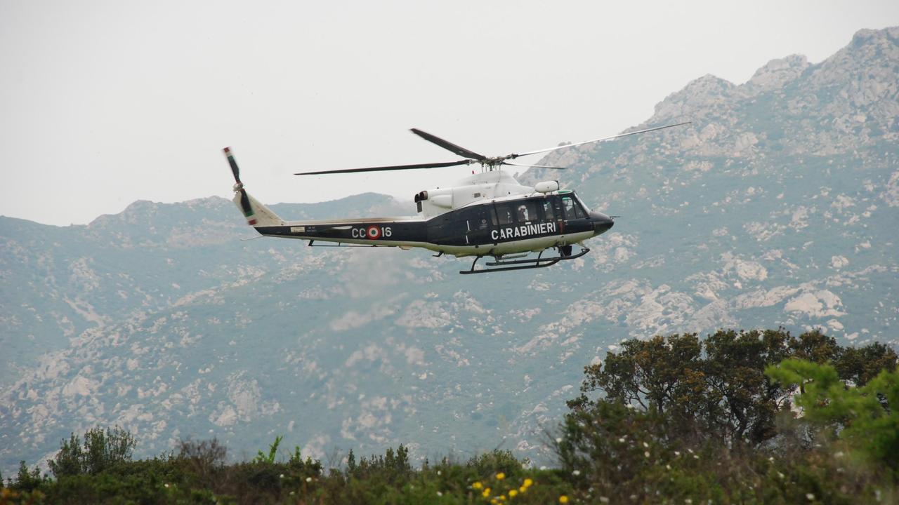 Un elicottero dei carabinieri